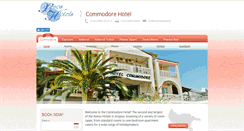 Desktop Screenshot of commodorehotel.gr