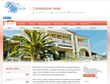 Tablet Screenshot of commodorehotel.gr